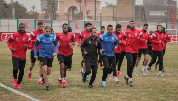 من تدريبات الأهلي