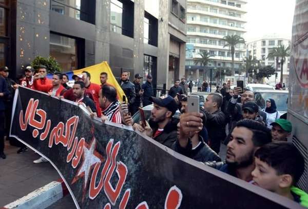جماهير النجم في الدار البيضاء