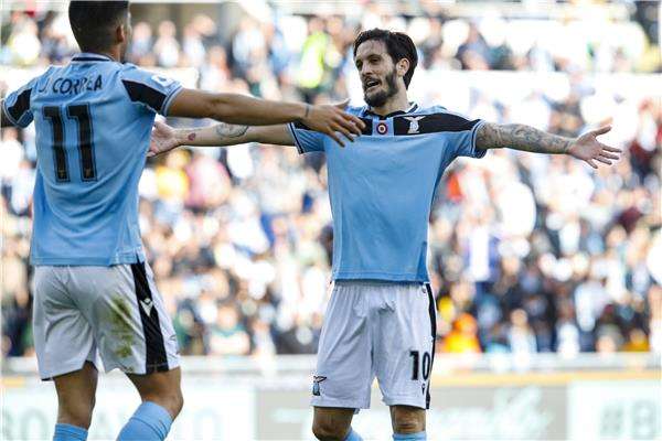 فرحة لاعبي لاتسيو 