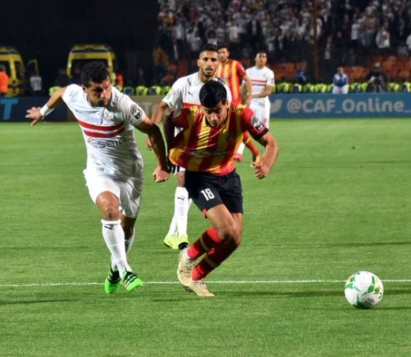 من لقاء الذهاب بين الزمالك والترجي 