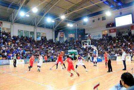 من منافسات السلة بالبحرين