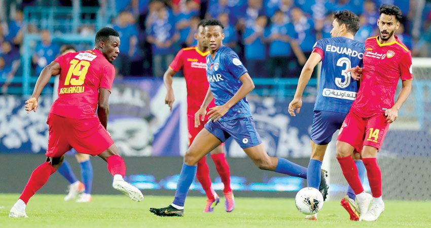 الهلال  وضمك