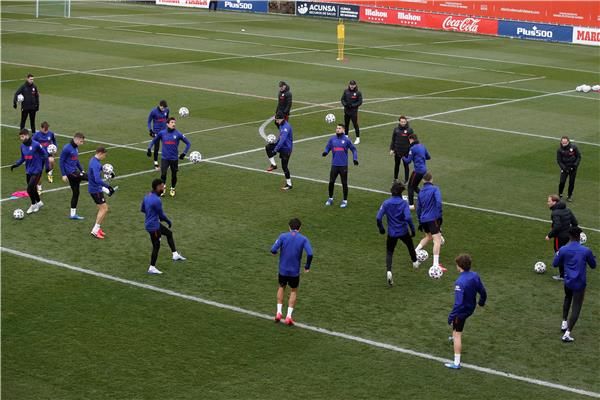 من مران أتلتيكو مدريد - أرشيفية