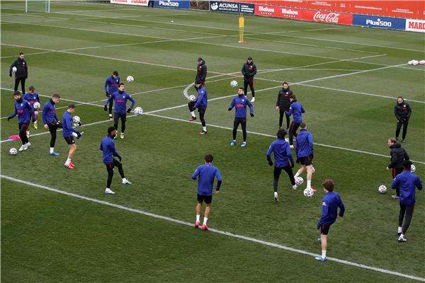 من مران أتلتيكو مدريد - أرشيفية