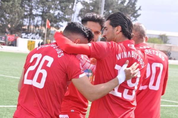 لقطة من المباراة