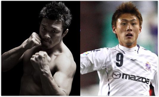 تاداناري لي ولاعب الجودو يوشيهيرو أكياما يعتبران من الكوريين الذين يلعبون تحت راية اليابان