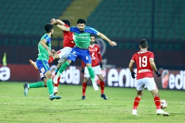 من مواجهة سابقة بين المقاصة والأهلي
