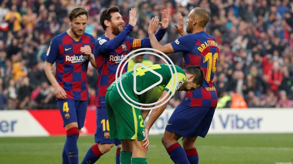 لاعبو برشلونة