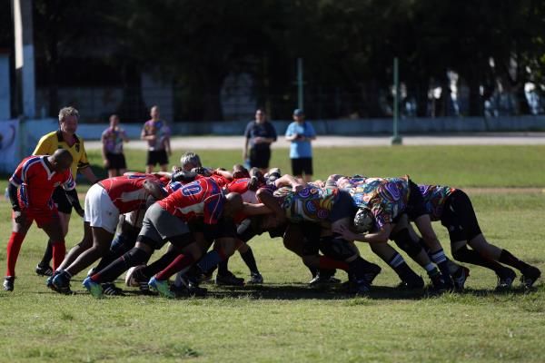 صورة أرشيفية من لعبة الرجبي