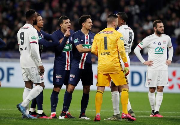 من مباراة ليون وباريس