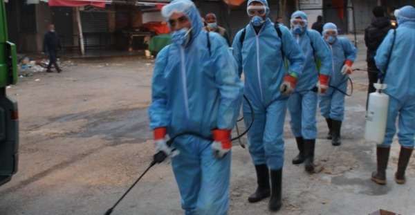 من عملية تعقيم نادي الوحدات