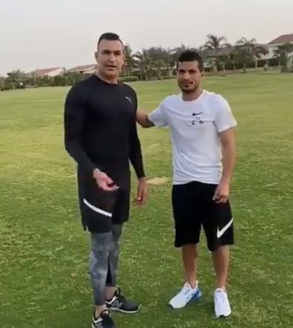 عصام الحضري وطارق حامد