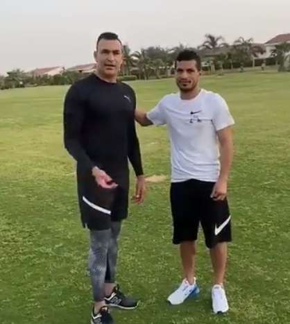 عصام الحضري وطارق حامد