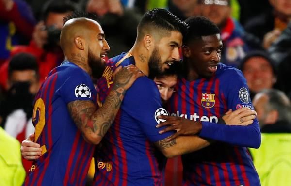 لاعبو برشلونة