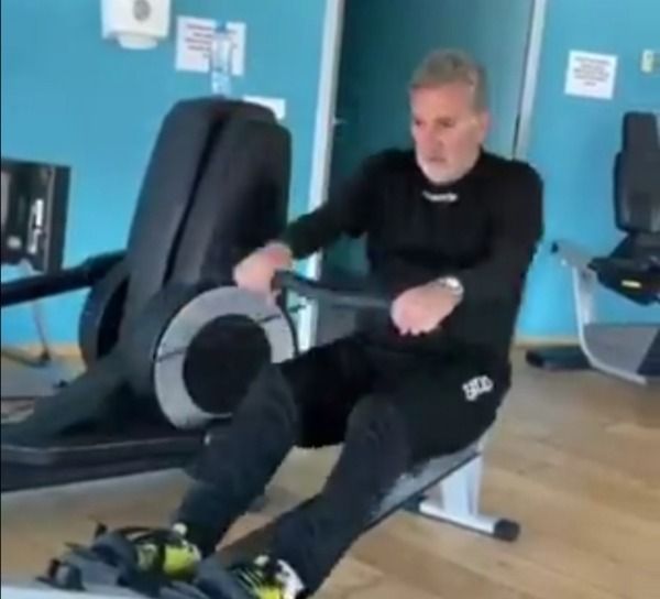 إيفانكوفيتش يمارس الرياضة