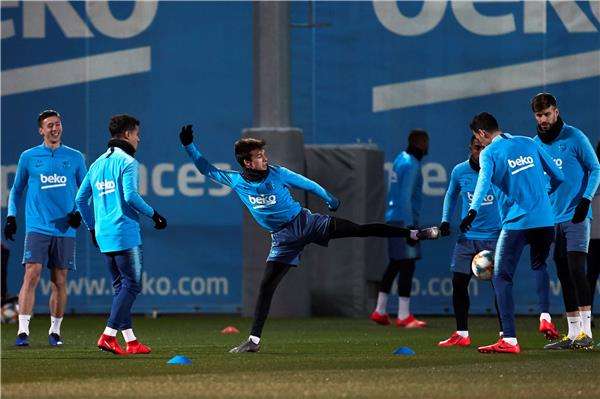 لاعبو برشلونة