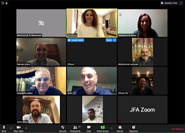 من اجتماع الاتحاد عن بُعد