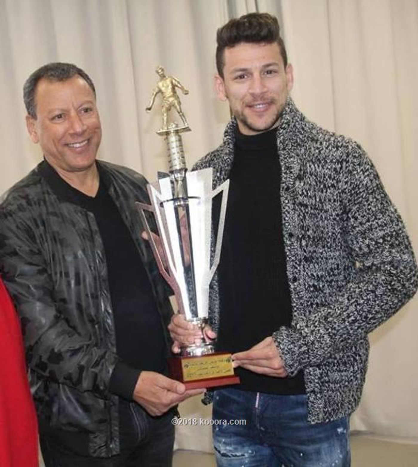 يوسف ومنذر المساكني. (وكالات) 