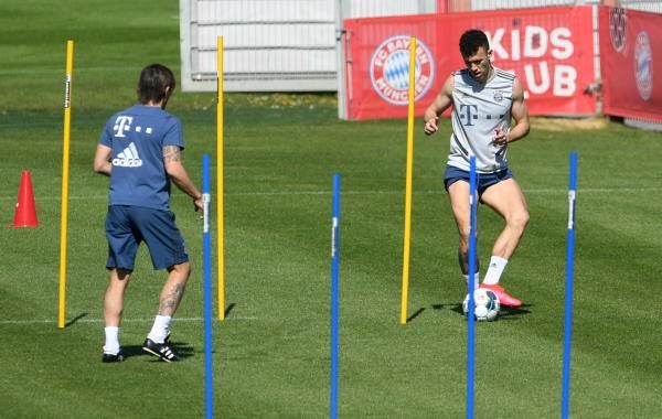 بيريسيتش خلال المران