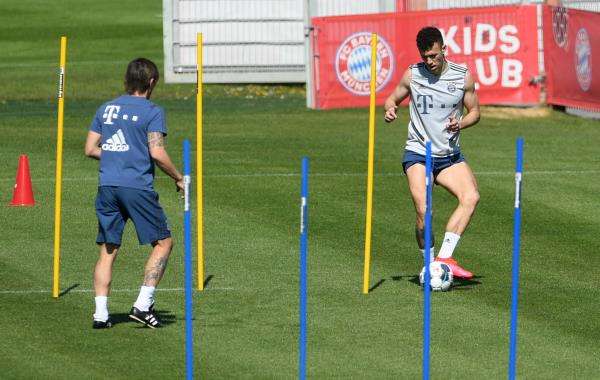 بيريسيتش خلال المران