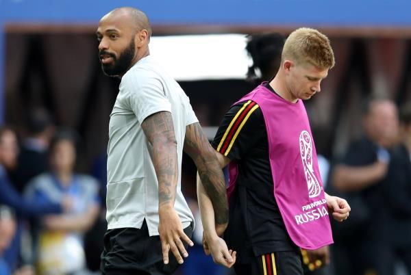 كيفين دي بروين وتييري هنري