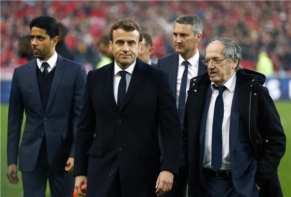 لو جريه مع رئيس فرنسا