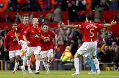 سكولز بعد تسجيله بمرمى برشلونة