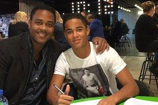 باتريك كلويفرت ونجله جاستن