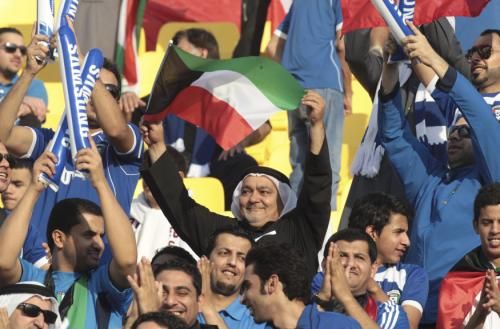 جانب من الجمهور الكويتي