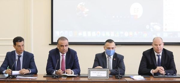 وديع الجريء يتحدث خلال اللقاء