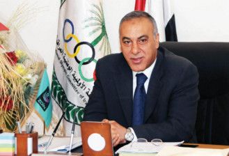  رعد حمودي رئيس اللجنة الأولمبية العراقية 