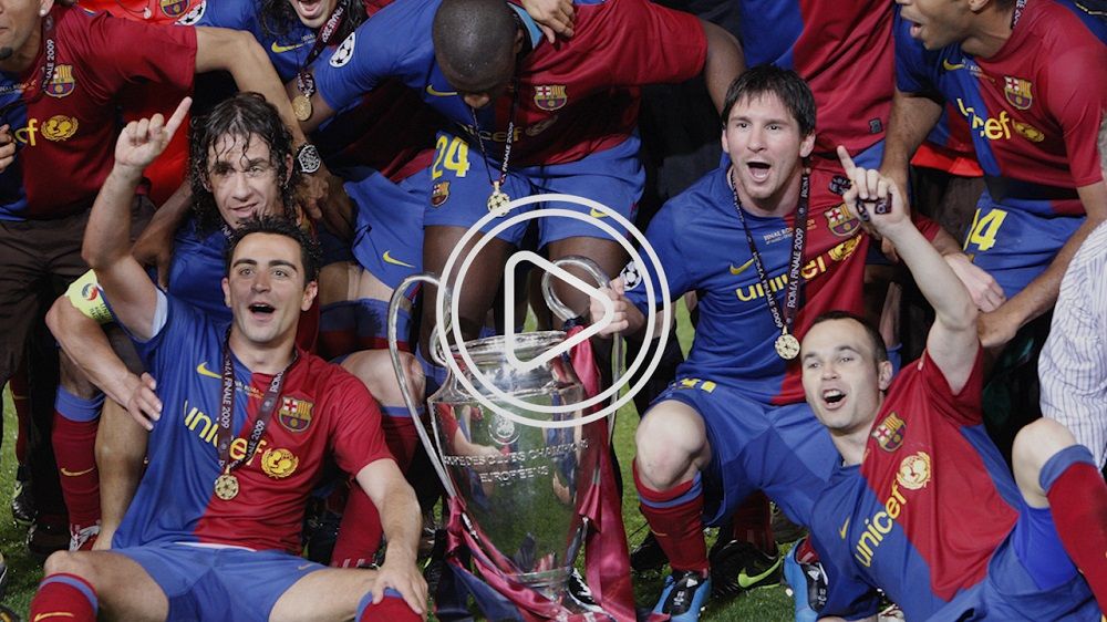 من تتويج برشلونة بدوري أبطال 2009