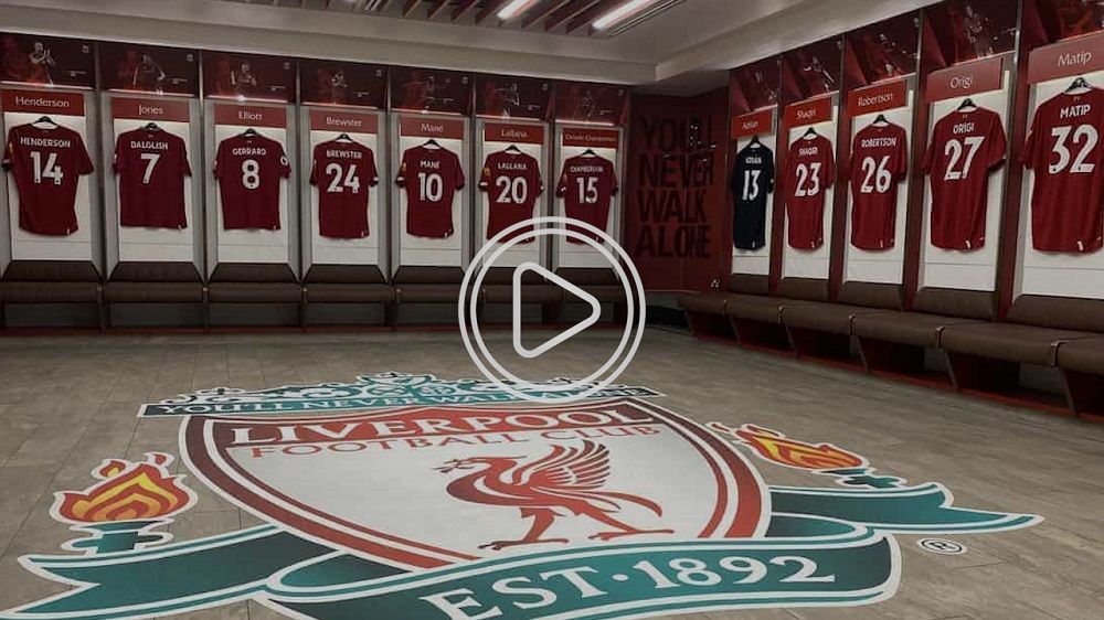 غرفة ملابس ليفربول