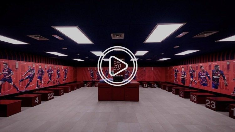 غرفة ملابس برشلونة