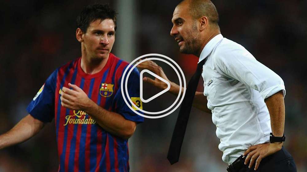 ميسي وجوارديولا