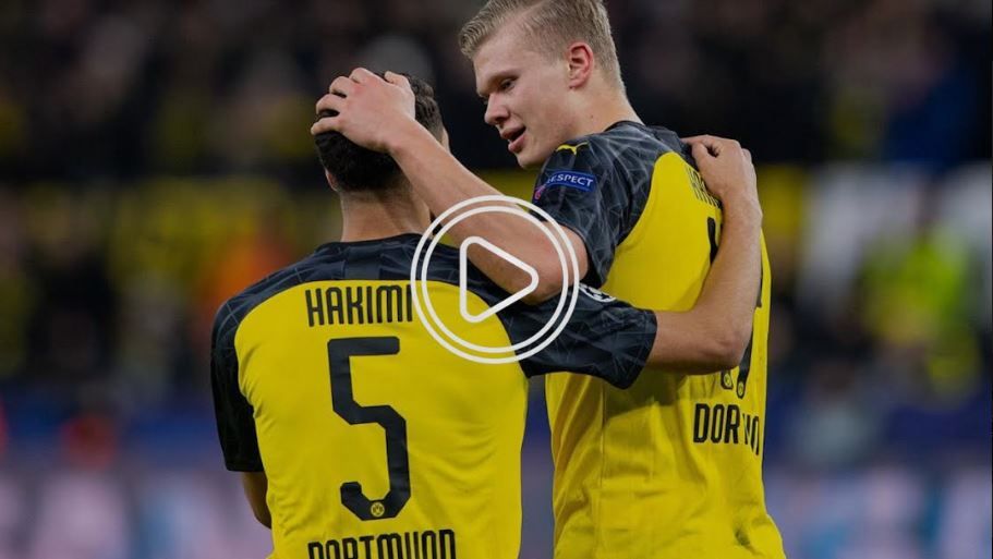 هالاند وأشرف حكيمي