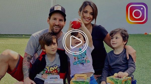 ميسي وأسرته