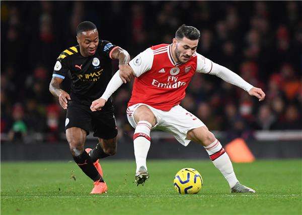 من مباراة سابقة بين مانشستر سيتي و آرسنال