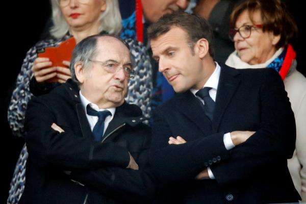 نويل لو جريه وماكرون