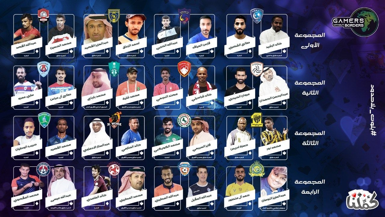 قائمة المشاركين