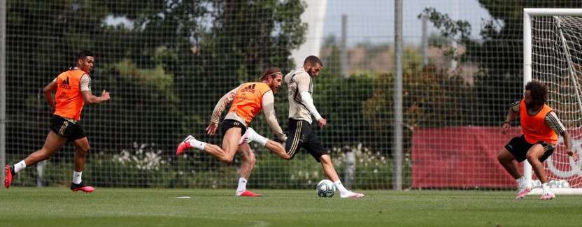 من مران ريال مدريد