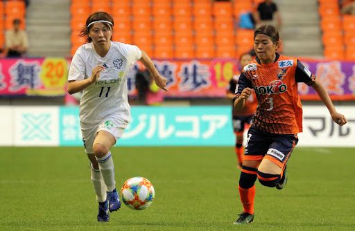 من منافسات الدوري الياباني للسيدات