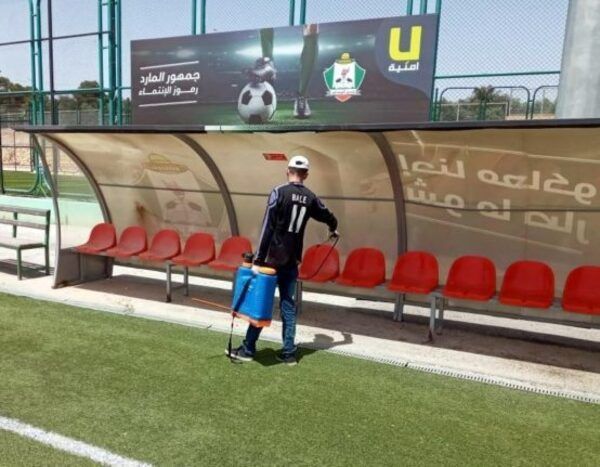 من عملية تعقيم المرافق التدريبية للوحدات