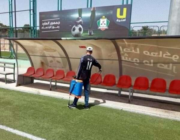 من عملية تعقيم المرافق التدريبية للوحدات