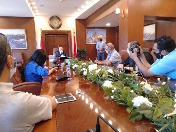 عادل الغضبان من المؤتمر الصحفي