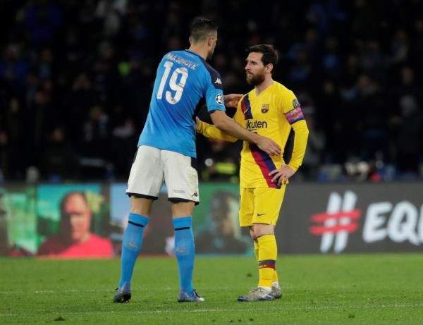 بعد لقاء برشلونة ونابولي