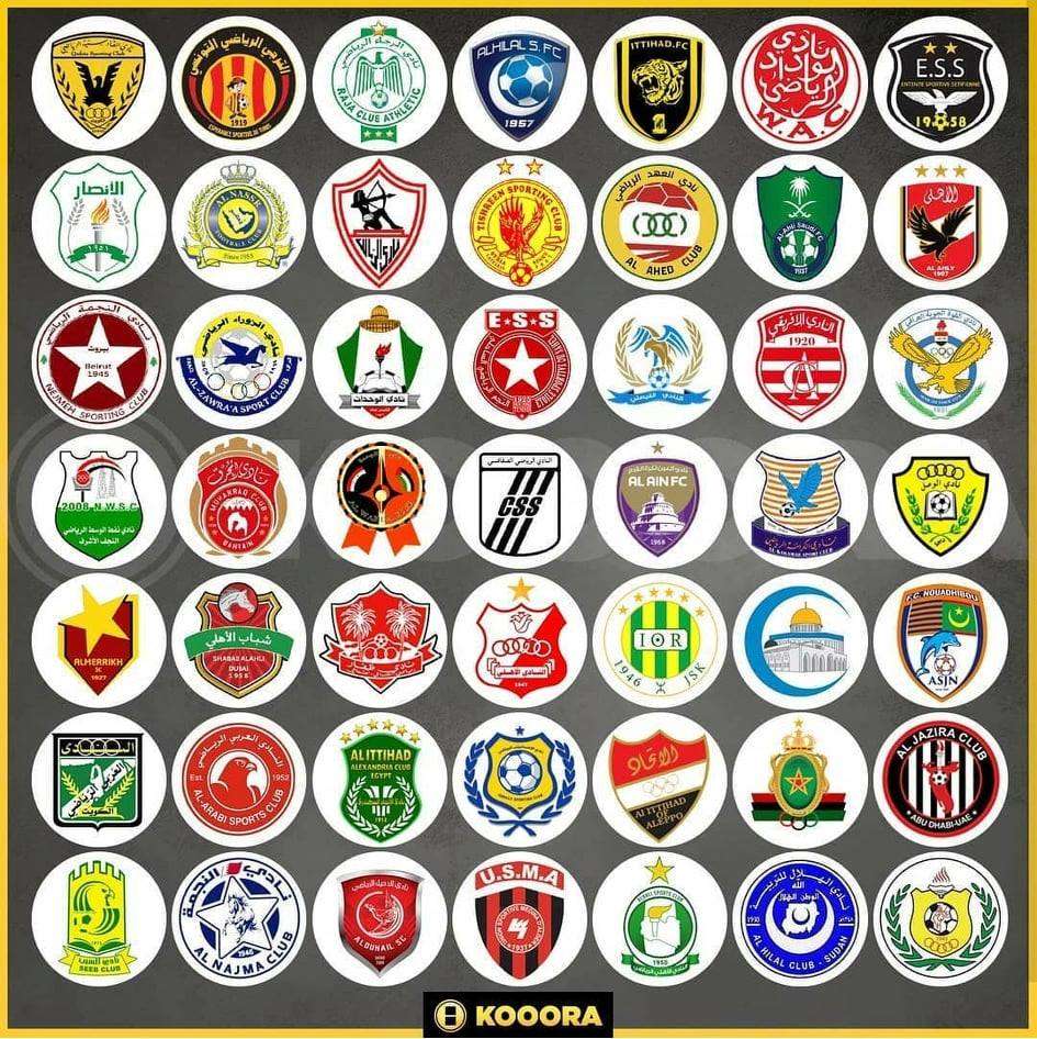 الأندية المشاركة في الاستفتاء