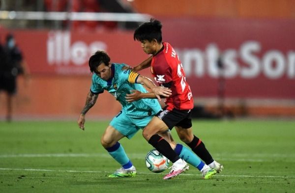 من مباراة برشلونة