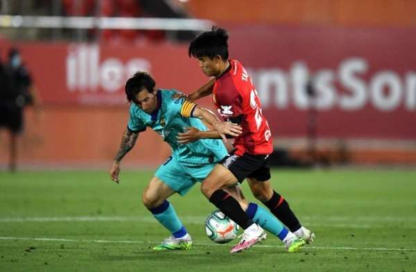 من مباراة برشلونة