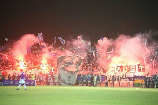 تيفو هتلر في ديربي النيلين 2017